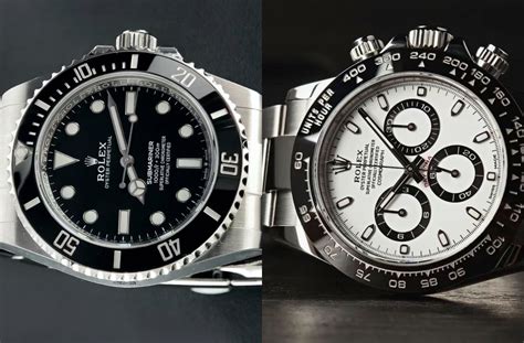 rolex subamriner vs daytona|Rolex Daytona vs. Submariner: A Comparison Guide (2024).